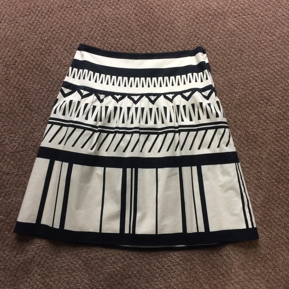 THE LIMITED Print A-line skirt